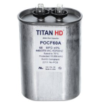 Oval Motor Run Capacitor, 60 MFD, 440/370V